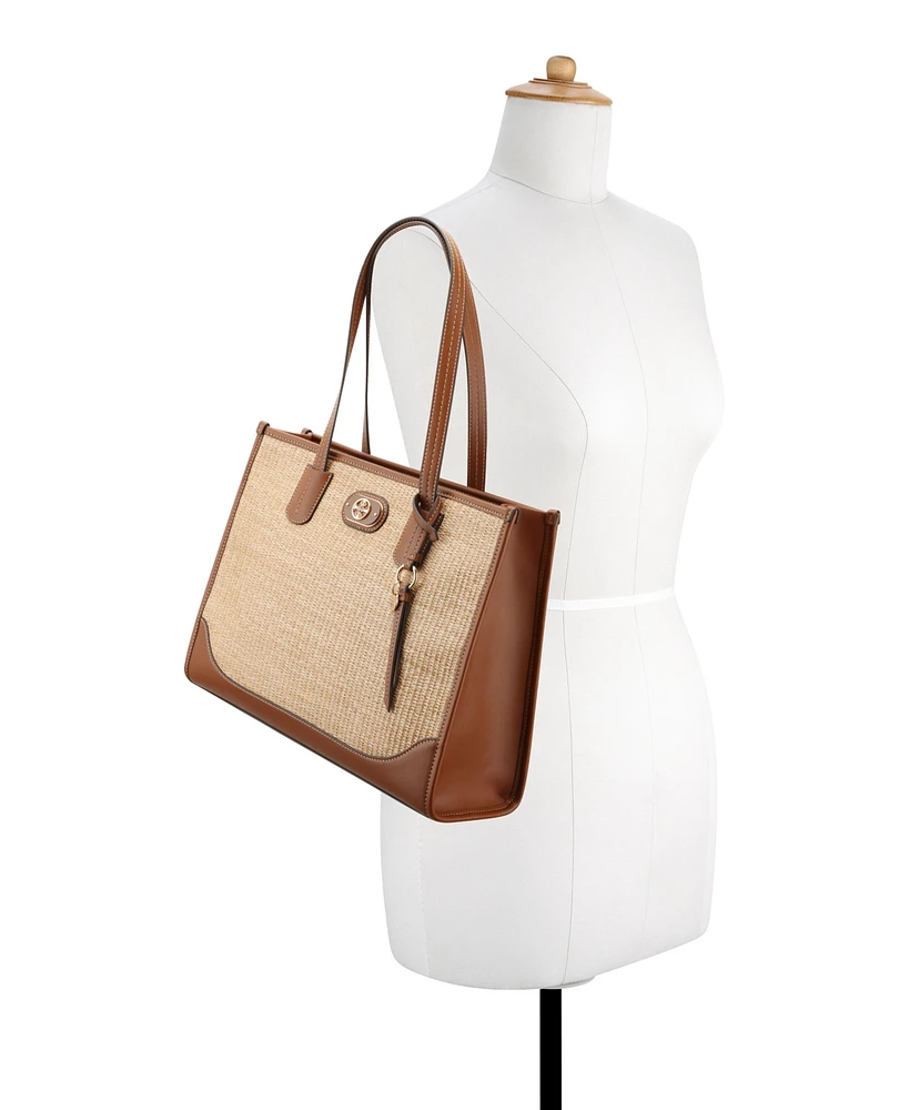 Nine West Designer Ely Shoulder Tote Bag