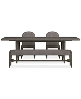 Griffith 4 Pc. Rectangular Dining Set (Table, 2 Side Chairs & Bench), Created for Macy's