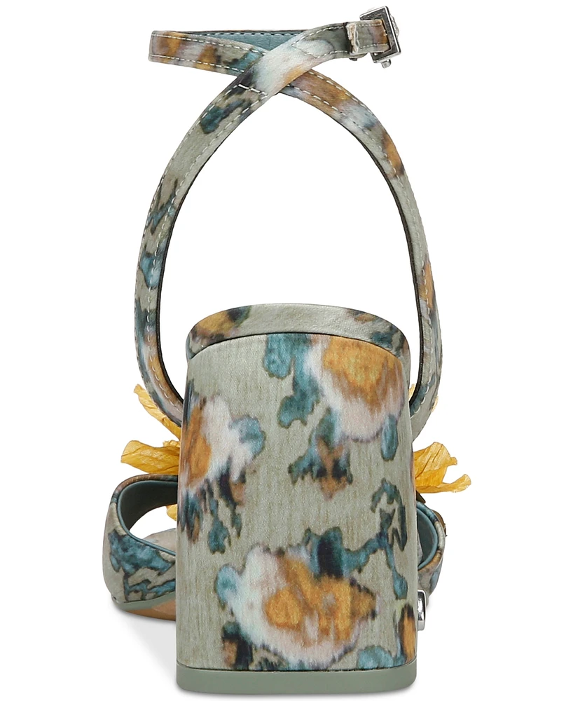 Circus Ny by Sam Edelman Aria Flower Two-Piece Block-Heel Dress Sandals