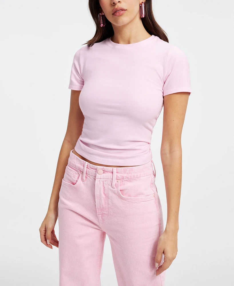 Good American Women's Super Stretch Baby T-Shirt