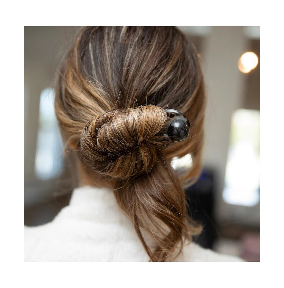 French Hair Pin Set - Tortoise + Pearl