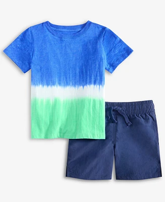 Epic Threads Toddler Boys 2T-4T Short-Sleeve T-Shirt & Nylon Shorts, 2 Piece Set, Exclusively at Macy's