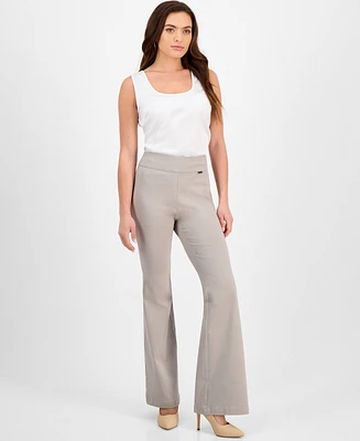 I.n.c. International Concepts Petite High-Rise Flare Pants, Exclusively at Macy's