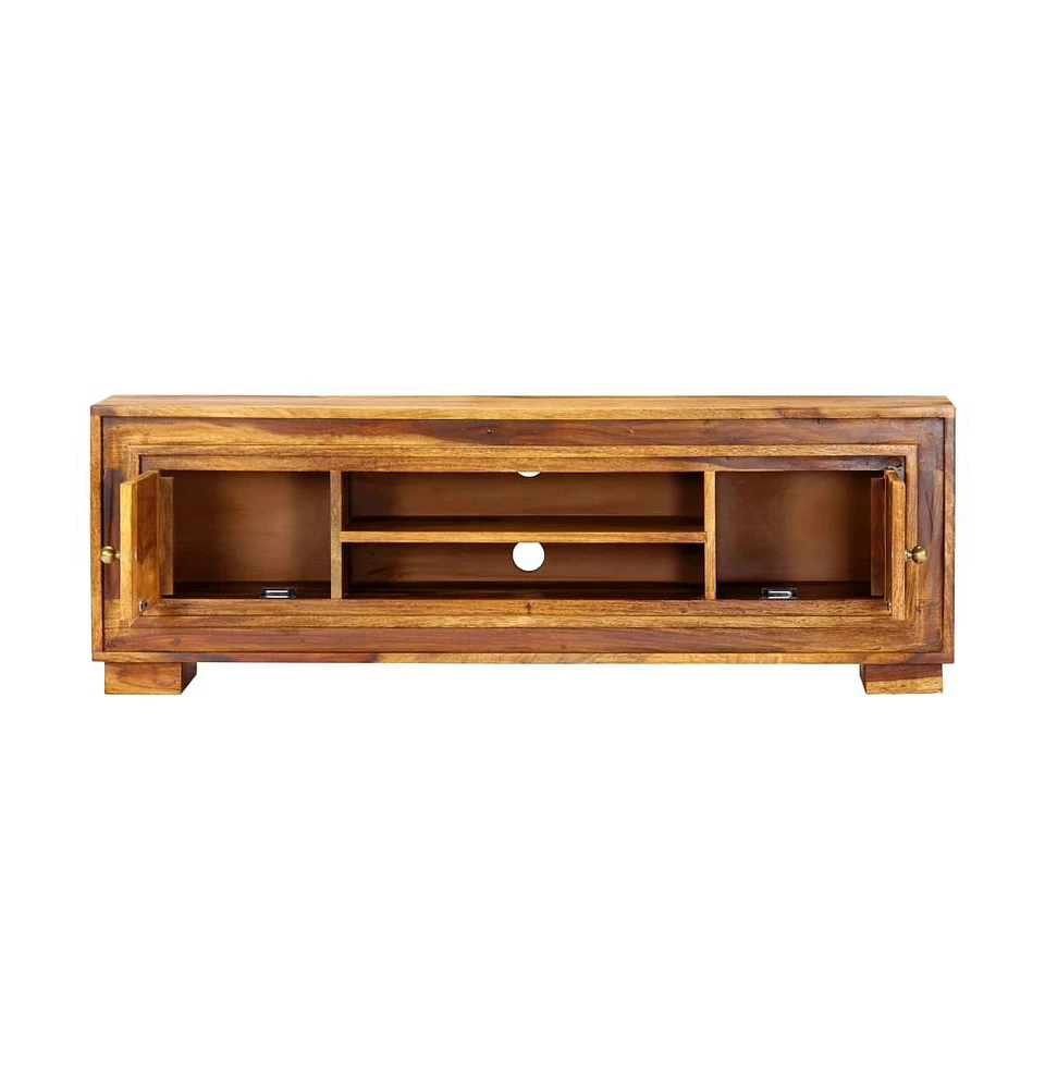 Tv Stand 46.5"x11.8"x15.7" Solid Wood Sheesham