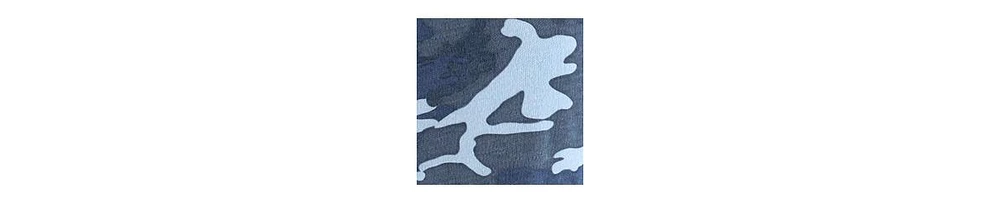 The Peanutshell Baby Boys Bodysuits, 7-Pack, Blue Camo