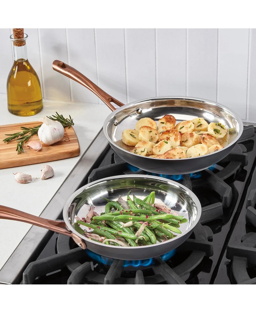 Cuisinart Matte Black Elegance 8" and 10" Skillet Set