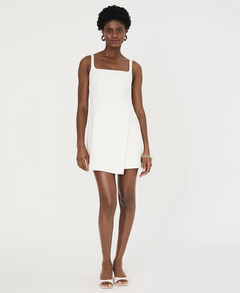 French Connection Women's Whisper Crossover Mini Dress