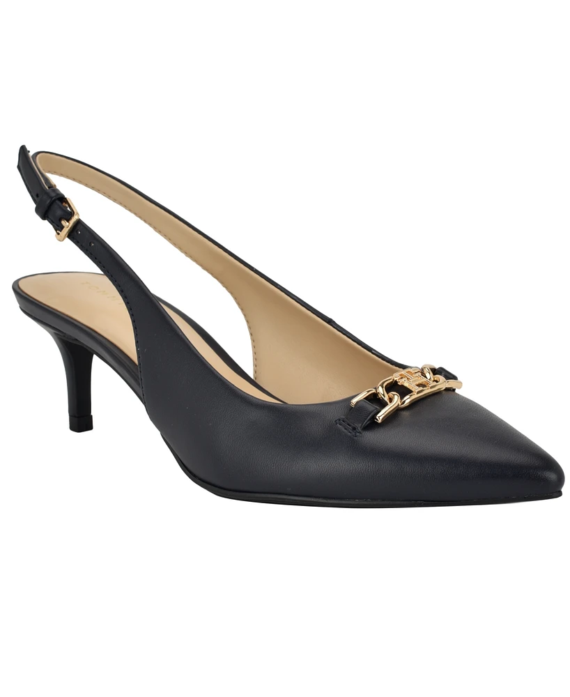 Tommy Hilfiger Women's Tienna Slingback Pointed Toe Pumps