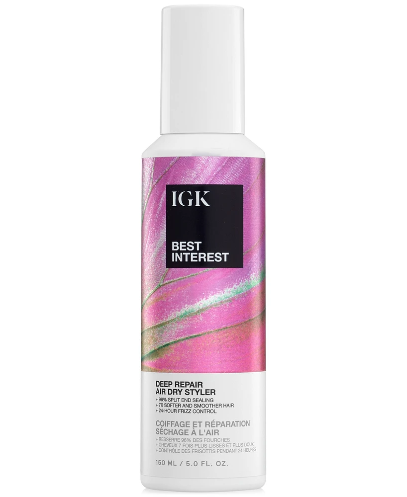 Igk Hair Best Interest Deep Repair Air Dry Styler