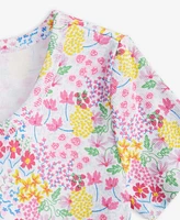 Big Girl Floral-Print Henley Top, Exclusively at Macy's