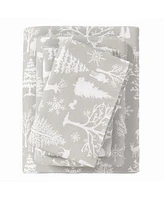 Winter Turkish Cotton Double Brushed Flannel Bed Sheet Set