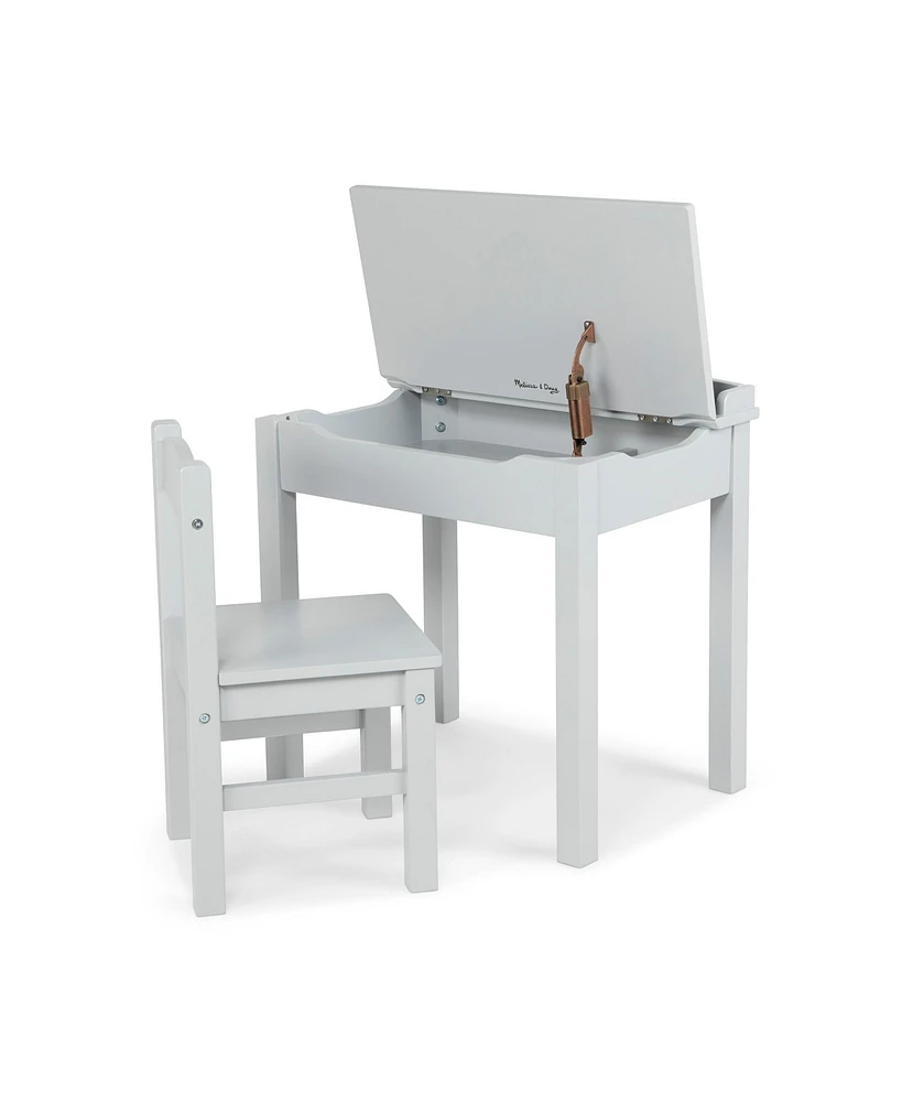 Melissa and Doug Wooden Lift-Top Desk and Chair