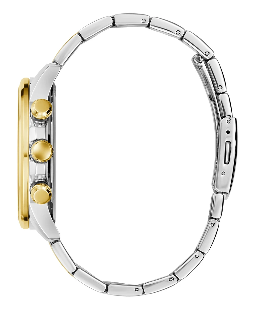 Guess Men's Multi-Function Two-Tone Stainless Steel Watch, 44mm