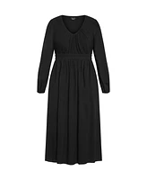City Chic Plus Keyla Maxi Dress