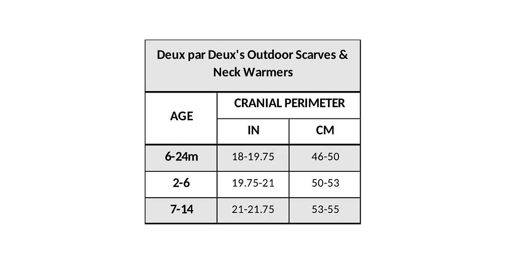 Deux par Kids Unisex Solid Neck Tube Dark Gray - Toddler|Child