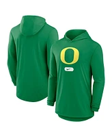 Nike Men's Green Oregon Ducks Lightweight Performance Long Sleeve Hoodie T-Shirt