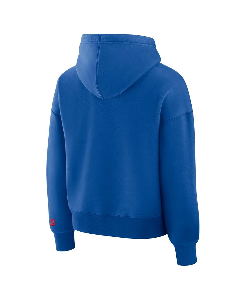 Fanatics Women's Royal Buffalo Bills Legacy Fleece Pullover Hoodie