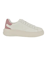 Guess Women's Elbina Contrast Heel Lace-Up Sneakers