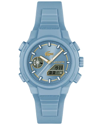 Lacoste Women's LC33 Light Blue Silicone Strap Watch, 40mm