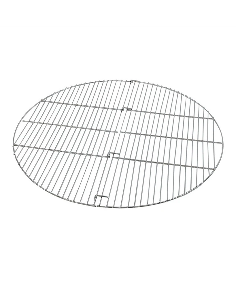 Outdoor Camping Portable Heavy-Duty Foldable Chrome-Plated Fire Pit Cooking Grill Grate
