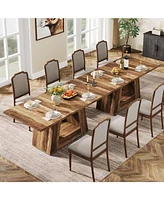Tribesigns Dining Table for 4 to 6 People, 63" Rectangular Dining Room Table