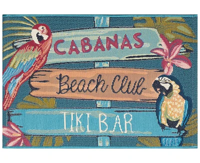 Liora Manne' Esencia Summer Signs 2'x2'10" Area Rug