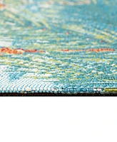Liora Manne' Esencia Coastal Ornaments 2'x2'10" Area Rug