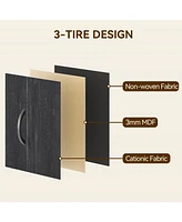 15 Drawers Fabric Dresser for Bedroom, Tall Vertical Storage Dresser & Chests of Drawers, Storage Drawer Organizer w/Metal Frame
