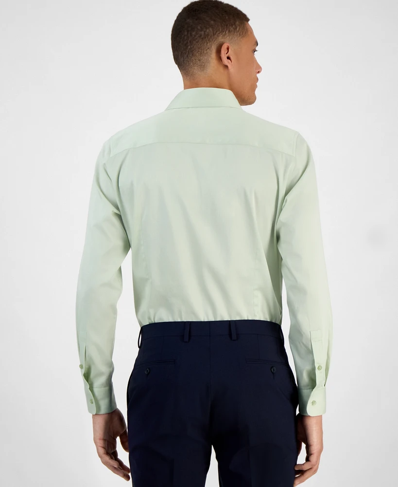 Bar Iii Men's Spread-Collar Sateen Dress Shirt, Created for Macy's