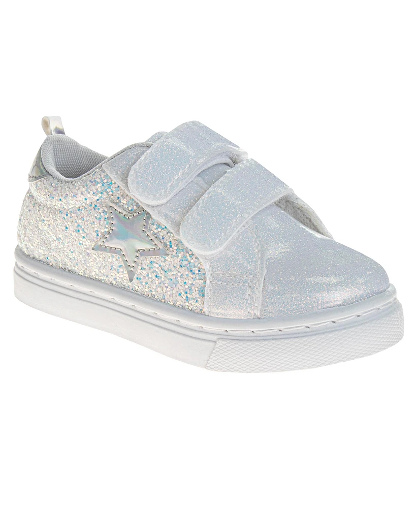 Laura Ashley Toddler Girls Hook and Loop Sneakers