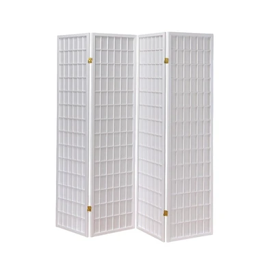 Slickblue Four-Panel Folding Screen for Stylish and Practical Room Separation
