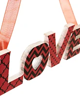 Northlight Wooden "Love" and "Xoxo" Valentine's Day Wall Decorations, 8"