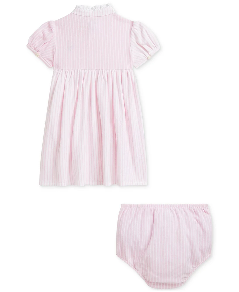 Polo Ralph Lauren Baby Girls Fun Striped Shirtdress