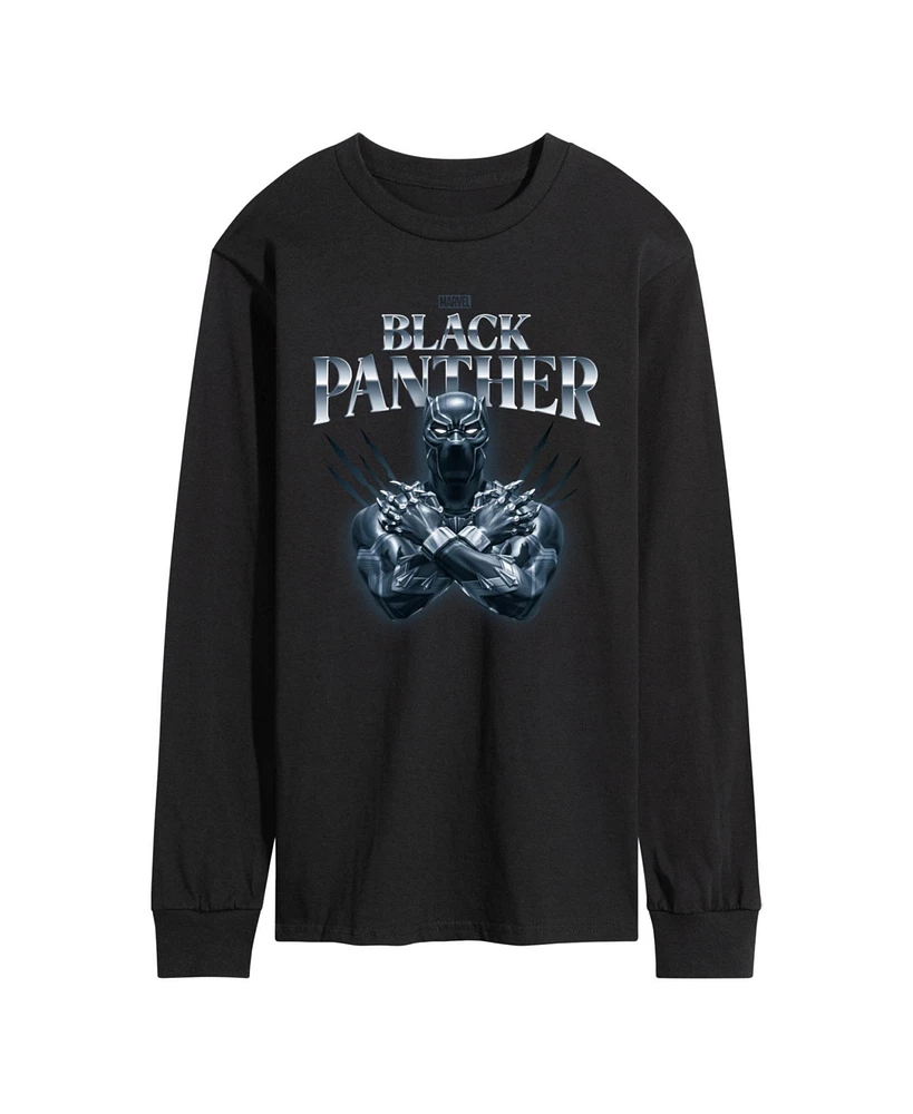 Airwaves Men's Black Panther Long Sleeve T-Shirt