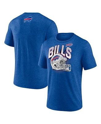 Fanatics Men's Heather Royal Buffalo Bills End Around Tri-Blend T-Shirt