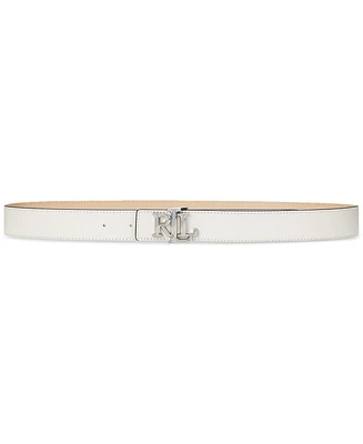 Lauren Ralph Logo Reversible Leather Belt
