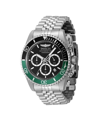 Invicta Men's 48380 Pro Diver Quartz Chronograph Black Dial Watch