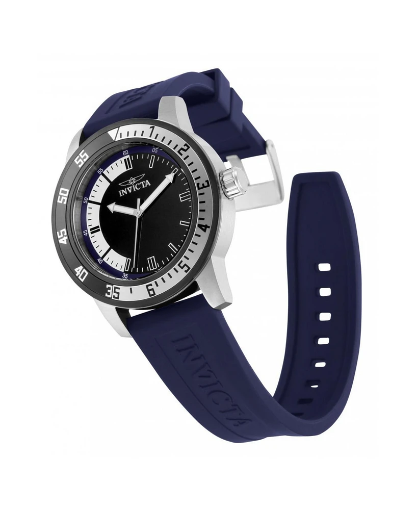 Invicta Men's 34013 Specialty Quartz Multifunction Black, Blue, White Dial Watch
