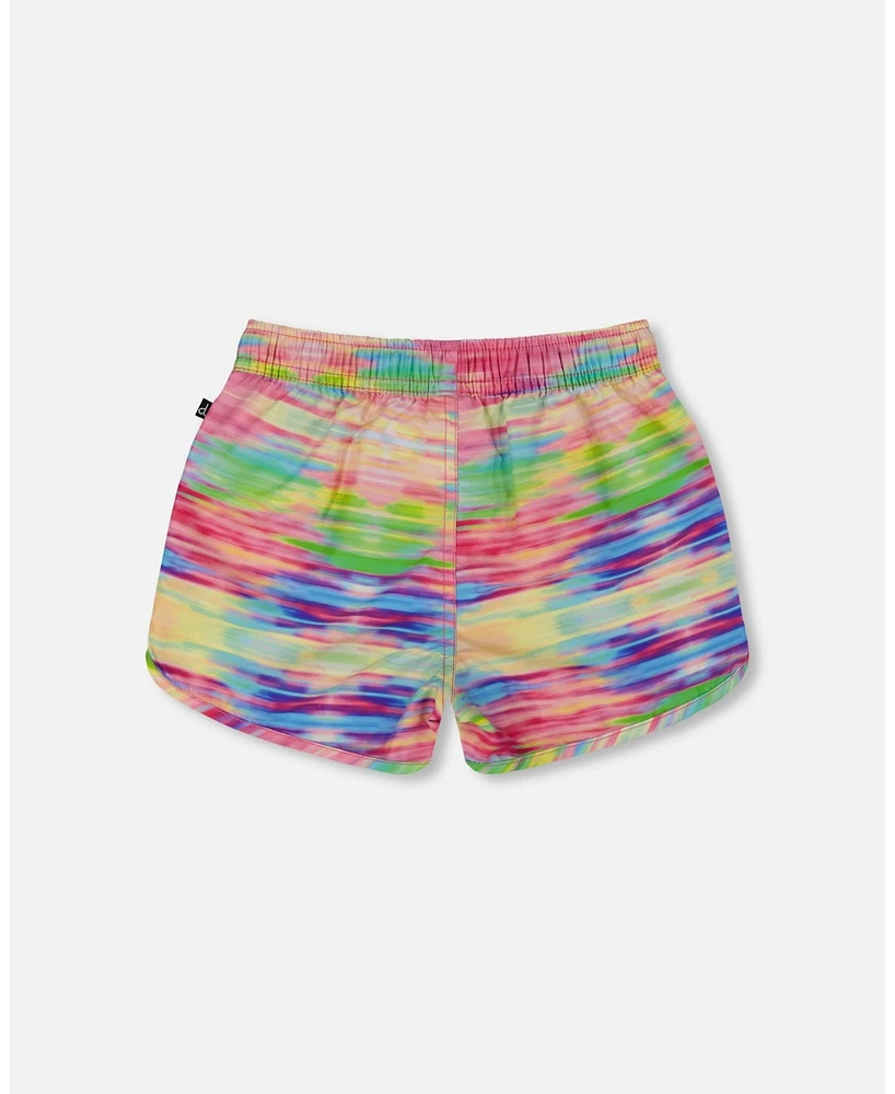 Deux par Girl Printed Swim Shorts Multicolored - Toddler|Child