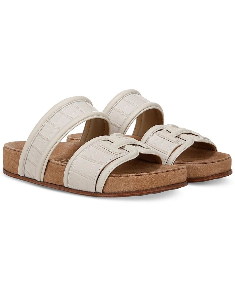 Sam Edelman Women's Rowan Emblem Slide Footbed Sandals