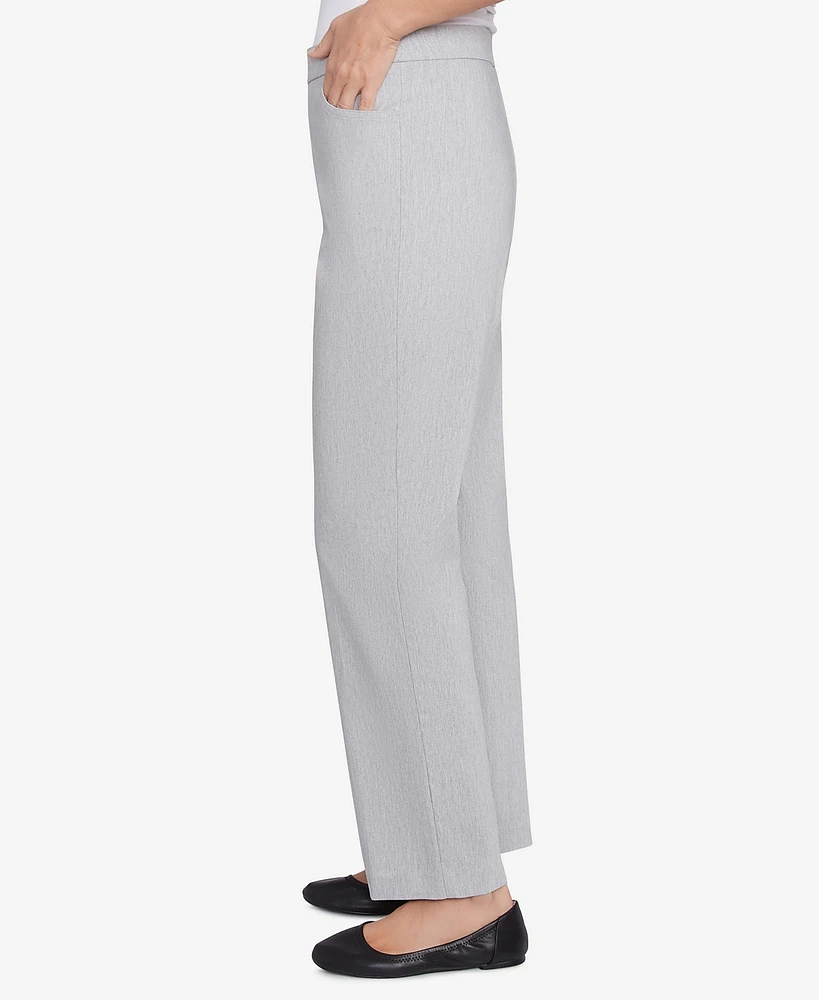 Alfred Dunner Women's Dress Code Comfort Allure Imitation Medium Length Pants