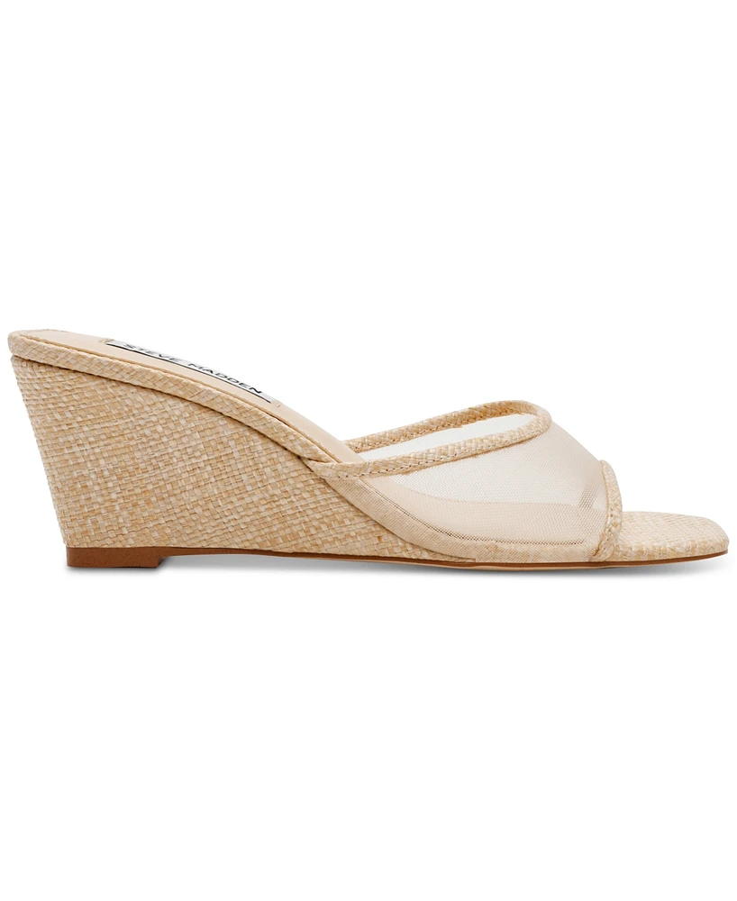 Steve Madden Women's Seleste Wedge Mule Sandals