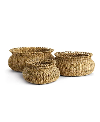 Seagrass Loop Baskets Set of 3