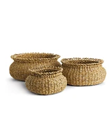 Seagrass Loop Baskets Set of 3