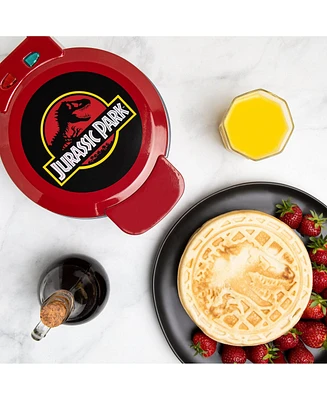 Uncanny Brands Jurassic Park Waffle Maker