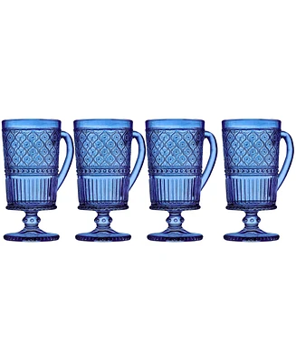 Godinger Claro Footed Mug, Set of 4