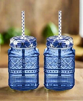 Godinger Claro Mason Jars, Set of 2