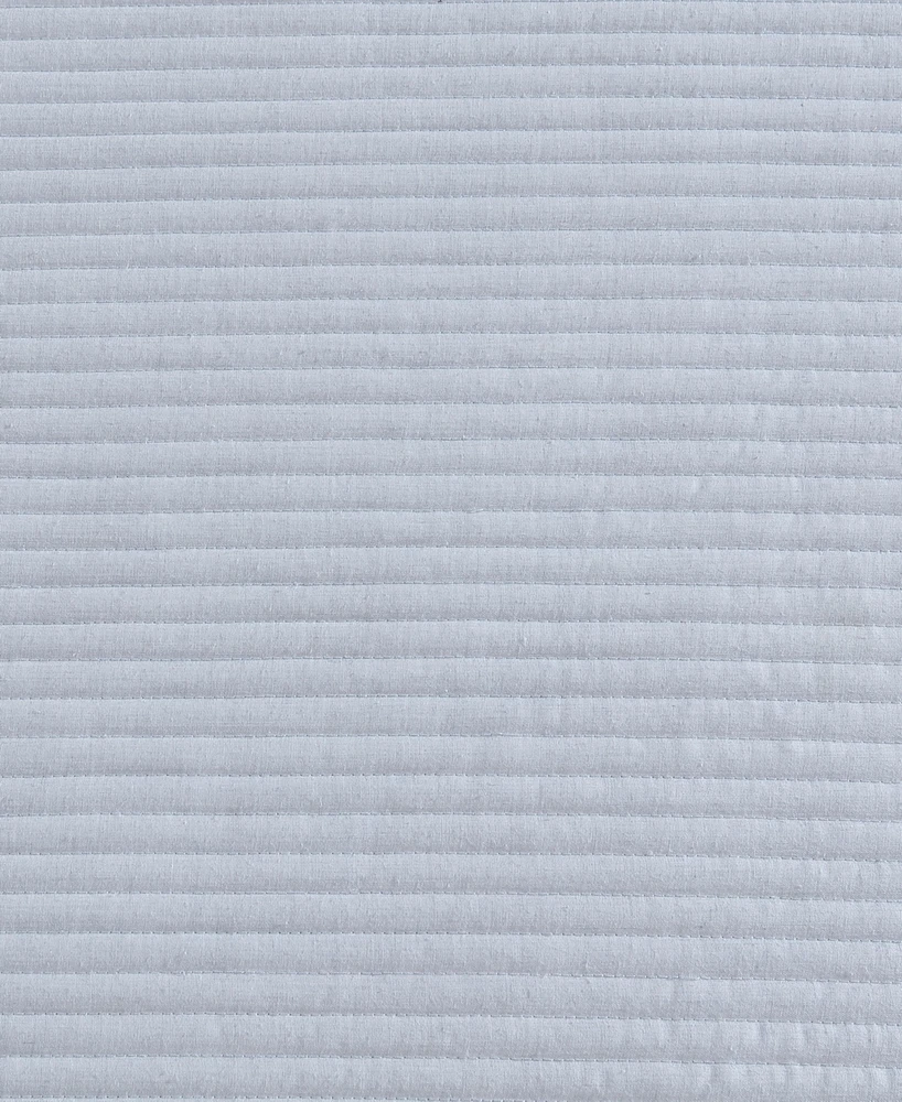 Closeout! Calvin Klein Mini Channel Stitch Solid 3-Pc. Quilt Set