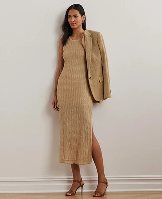 Lauren Ralph Lauren Women's Pointelle-Knit Sleeveless Sweater Dress