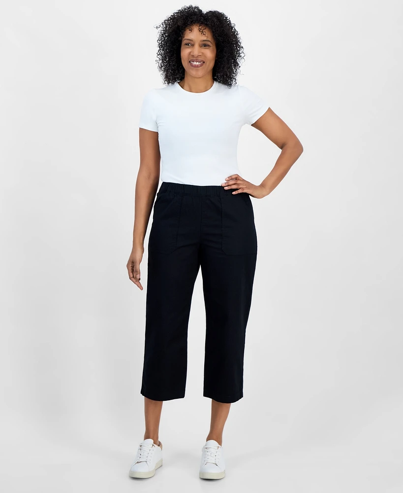 Style & Co Women's Mid-Rise Pull-On Capri Pants, Exclusively at Macy's